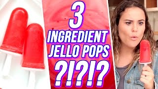 3 Ingredient JELLO POPSICLES  3 Items Or Less w Ayydubs [upl. by Eddana]