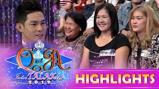 Its Showtime Miss Q and A Kuya Escort Ions family visits Its Showtime [upl. by Ayikin713]