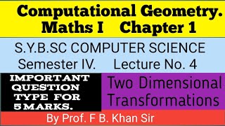 Computational Geometry Lecture No4 [upl. by Rosenzweig]