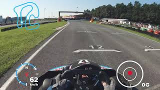 GoKart  Styria Karting Kalsdorf  Fastest Lap with telemetry [upl. by Jose]