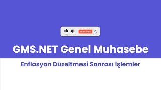 2023 Enflasyon Düzeltmesi  Bölüm 7  Enflasyon Düzeltmesi Sonrası İşlemler [upl. by Anaig]