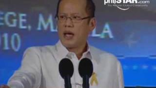 philstar video PNoy highlights achievements in his first 100 days part 1 [upl. by Tnert]