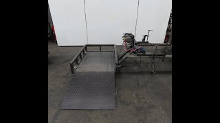 SKU 246901 12000LB Capacity Winch Hitch Mount WheelchairCart Ramp Lift 12V Remote Control [upl. by Ku]