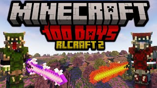 We Spent 100 Days In The New RLCraft [upl. by Alohs]