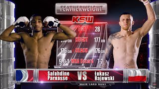 KSW Free Fight Salahdine Parnasses KSW Debut [upl. by Natale725]