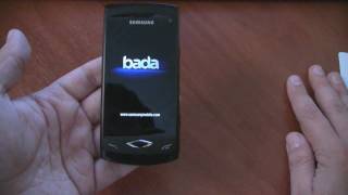 Russian Samsung GTS8500 Wave Bada Unboxing [upl. by Ardath835]