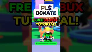 HOW To Get FREE ROBUX In PLS DONATE [upl. by Teerprug190]