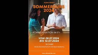 📚 Sommerkurs 2024 Kommunikation im Fokus 📣💬 kommunikation kommunikationstraining [upl. by Careaga805]