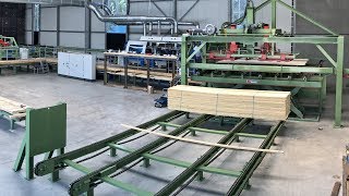 Diba Machinehandel l Leadermac Thundermac  Kallfass planing line [upl. by Boland]