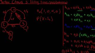 AM Markov Chains 3  Hitting times and probabilities [upl. by Gabriell]