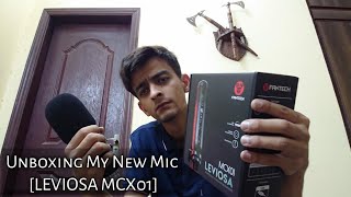 FANTECH LEVIOSA MCX01 USB CONDENSER MICROPHONE  BEST MICROPHONE UNDER 10K  HINDI UNBOXING REVIEW [upl. by Va]