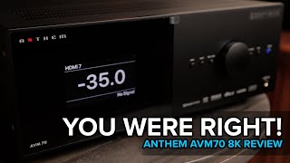 Still Relevant in 2024 Anthem AVM70 8K Full Review [upl. by Dorrehs423]