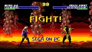 SEGA GENESIS FOR PC amp MAC ULTIMATE MORTAL KOMBAT 3 [upl. by Baalman93]