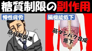 【筋トレ科学】糖質制限ダイエットの副作用5選 腸機能低下・肌の老化・・・・ [upl. by Lubow]