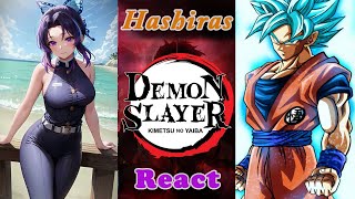 👿 Hashira React To Goku 👿 Gacha Demon Slayer  Goku [upl. by Amalea]