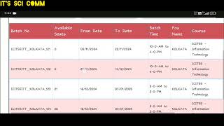 ICAI ICITSS IT and OC Training details How to Register for IT and OC training how to check Seats [upl. by Holton192]