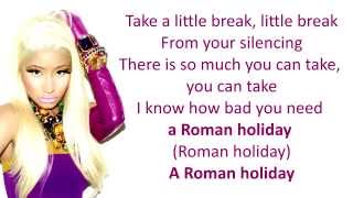 Roman Holiday  Nicki Minaj  LYRICS [upl. by Lundell]