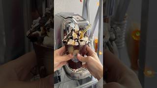 Crackle Coffee🍦☕️🤍crackle coffee icedlatte asmr satysfying trend yummy chocolate recipe [upl. by Rot]