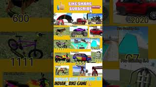 Bmw Car  Flying Bike  Gwagon Swaraj Tractor  All RGS TOOL Cheat code ibd3d shorts progaming [upl. by Aniaz]