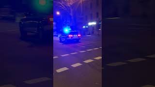 BW Polizei auf Einsatzfahrt in Mannheim [upl. by Htenaj]