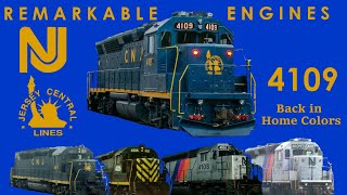 Remarkable Engines NJT 4109 [upl. by Madelle442]