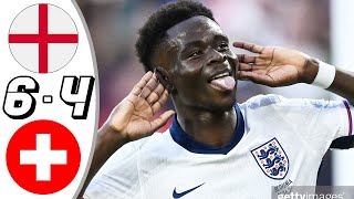 England vs Switzerland 11 Pen 53 All Goals amp Highlights  Euro 2024 [upl. by Weidman]