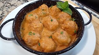 ALBONDIGAS EN SALSA con un sabor espectacular  te sorprenderás lo ricas que están 😉 [upl. by Josiah]