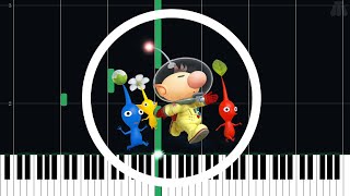 The Forest Navel  Pikmin  Easy Piano Tutorial [upl. by Ydac]