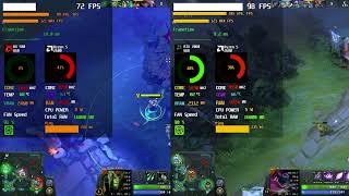 RX 580 VS RTX 2060 DOTA 2 BENCHMARK TEST [upl. by Lacim]