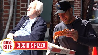 Barstool Pizza Review  Ciccio’s Pizza Brooklyn NY presented by Rhoback [upl. by Deena303]