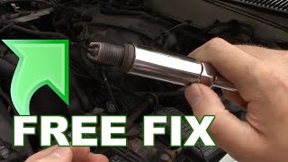 Knocking Noise In Engine  Simple Fix for FREE [upl. by Bravin]