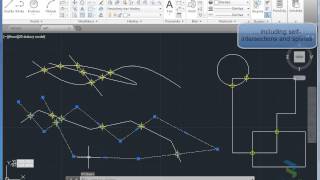 AutoCAD Label intersection coordinates [upl. by Inga]