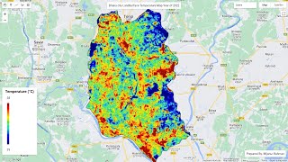 Land surface temperature monitoring using Landsat surface reflectance imagery in Google Earth Engine [upl. by Gross397]