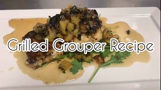 Easy Grilled Grouper Recipe [upl. by Telfer]