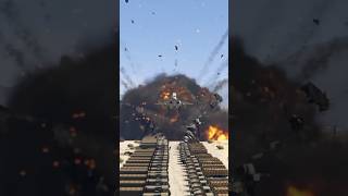 Israeli super fighter jet F15 strike eagle quick dropped cluster bombs on Irani War area  Gta5 [upl. by Naujyt]