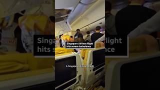 Singapore Airlines flight hits severe turbulence [upl. by Raila113]