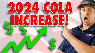 2024 COLA Increase Is 32 OFFICIAL [upl. by Otsugua]