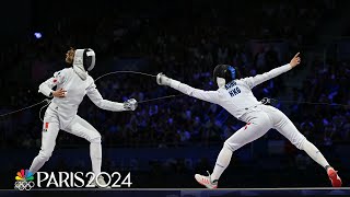 Vivian Kong wins HISTORIC fencing gold medal for Hong Kong  Paris Olympics  NBC Sports [upl. by Zita]