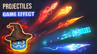 New GODOT 4  Projectiles VFX  FIRE BALL [upl. by Nhoj470]