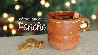 Cómo hacer ponche para navidad receta y paso a paso [upl. by Robinett]