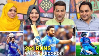 ROHIT SHARMA Hits 264 Runs Reaction  World Record Inning Highlights  India Vs Sri Lanka 2014 Match [upl. by Yadnil]