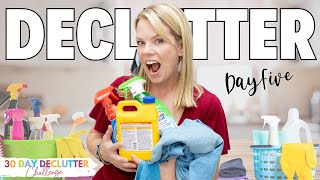 Declutter Cleaning Supplies  Day 5  30 Day Declutter Challenge [upl. by Asenev]