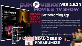 Best streaming movie tv show and Live TV App Flix ￼Vision [upl. by Stichter]