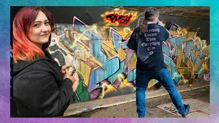 Painting Graffiti Jam WITH push071lets talk about it [upl. by Dambro]