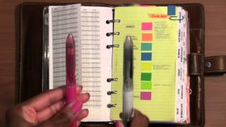 Ways of a Filofax Part 1  The Dashboard [upl. by Ainorev]