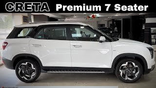 2024 Most Premium 7 Seater  Hyundai Alcazar Signature Option  Creta Ki 7 Seater [upl. by Hally]