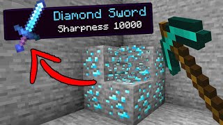 Minecraft But All Ores Drop OP Items [upl. by Troy]