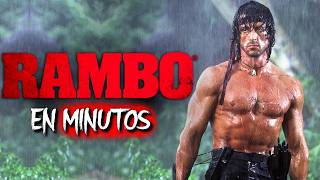 RAMBO Toda la Saga  EN MINUTOS [upl. by Nosidda]