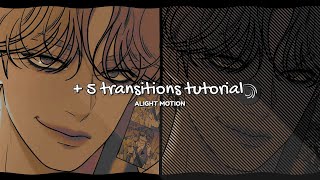 alight motion 5 transitions tutorial ♪ 37 [upl. by Nitin]