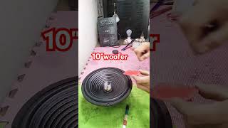 Replaced cone for 10quotwoofer electronic speaker repair [upl. by Ronnholm609]